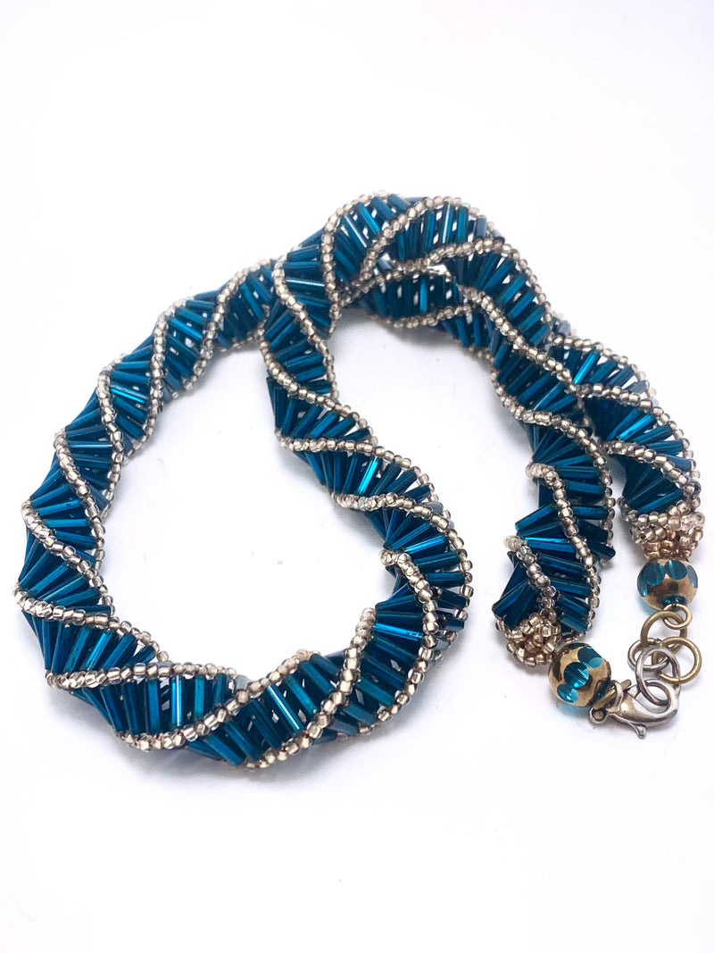 Russian Spiral Beaded Rope Necklace, Friday 2/21/25