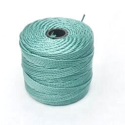 S-Lon Nylon Beading Cord, Vintage Jade, 77 yards