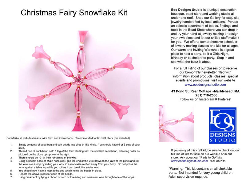 Christmas Fairy Snowflake Kit