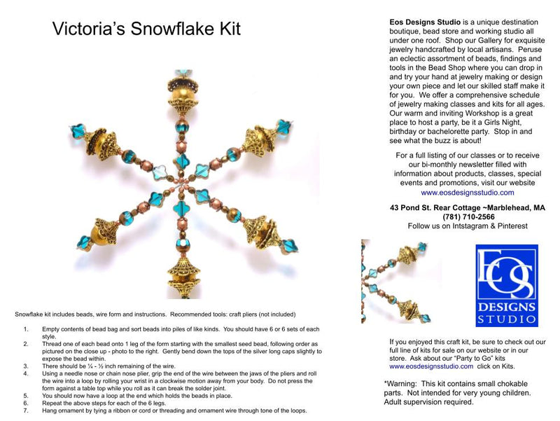 Victoria's Snowflake Kit