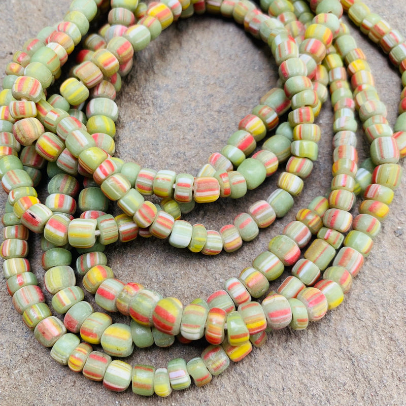 African Glass Seed Beads, Multicolor 4mm – EOS Designs Studio