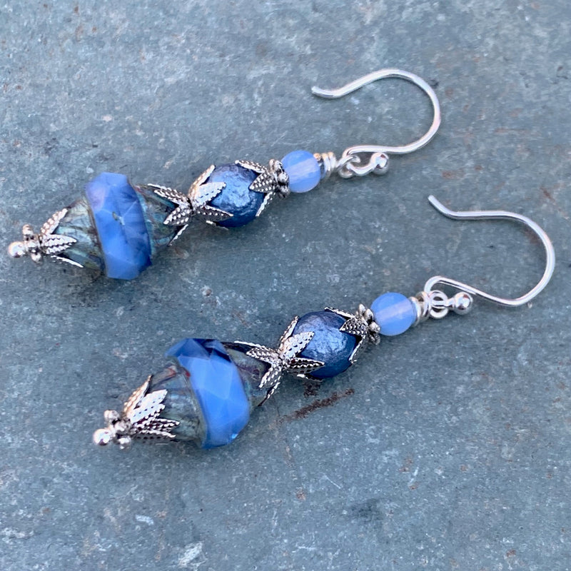 Vintage Style Earrings with Czech Glass Beads Sat 2/1/25