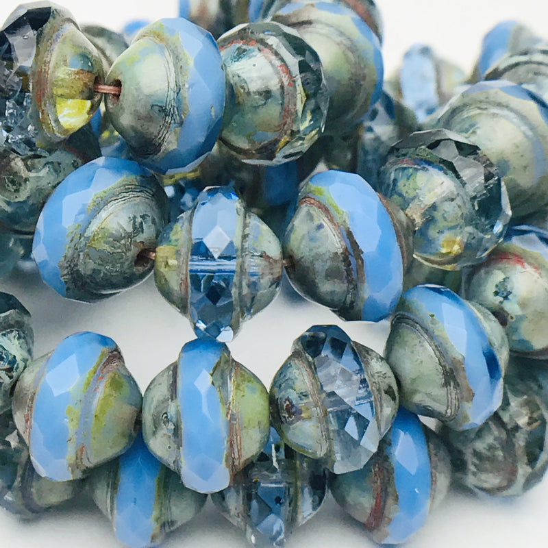 Baroque Czech Glass Beads, 8mm, Ruby Picasso – EOS Designs Studio