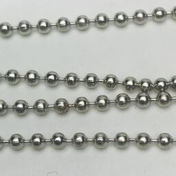 Silver Plated Ball Chain 3.2mm – EOS Designs Studio