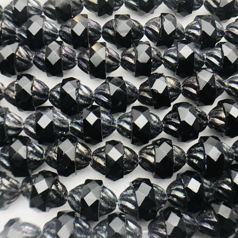 Baroque Czech Glass Beads, 8mm, Ruby Picasso – EOS Designs Studio
